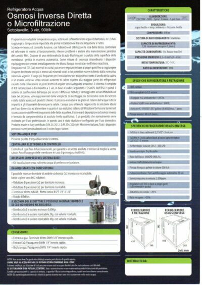 OSMOSI INVERSA DIRETTA  REFRIGERATA A 3 VIE - immagine 3